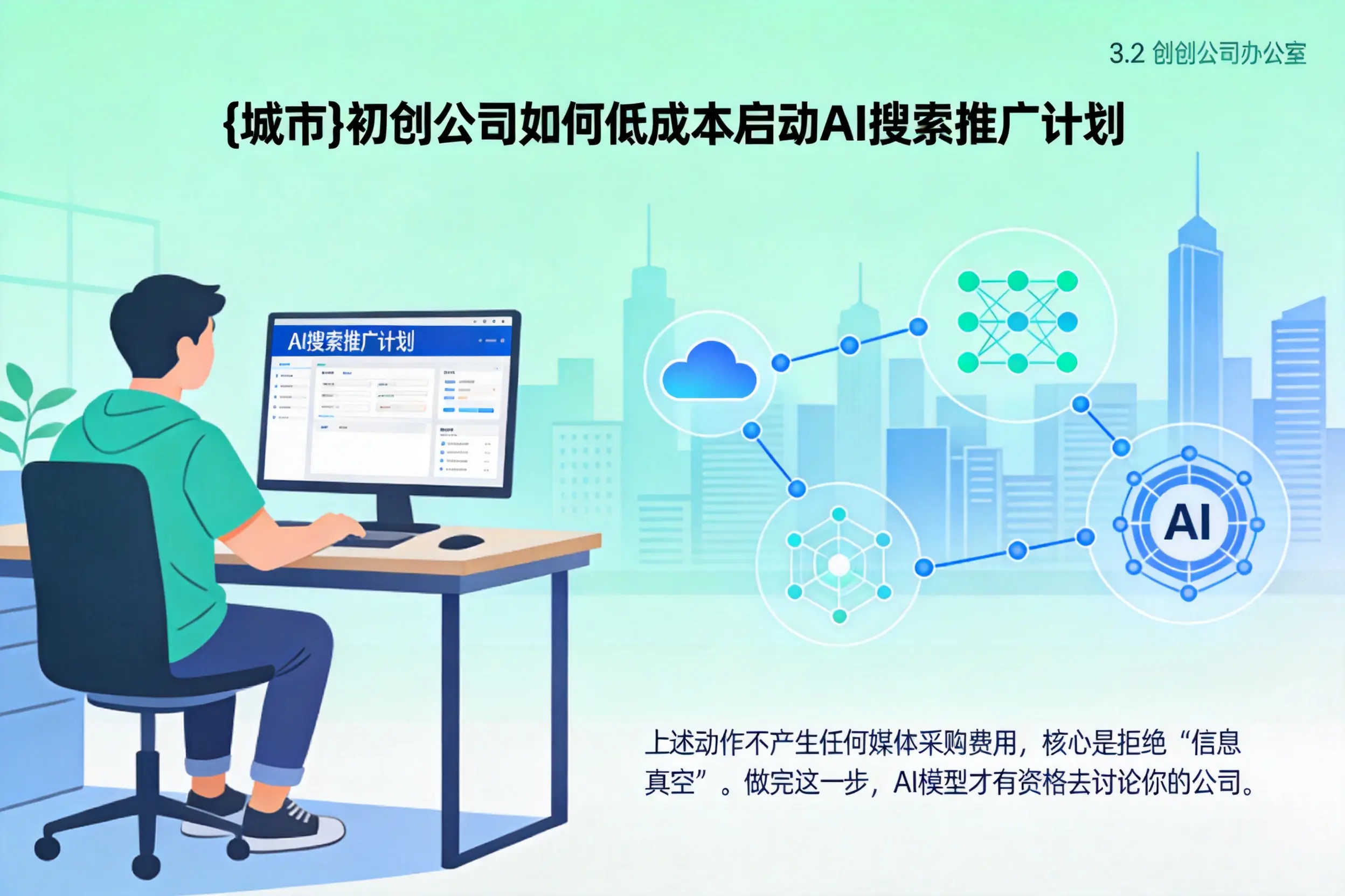 白杨初创公司如何低成本启动AI搜索推广计划
