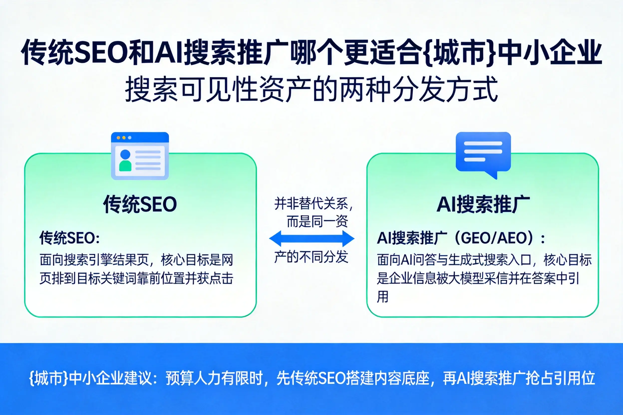 传统SEO和AI搜索推广哪个更适合白杨中小企业