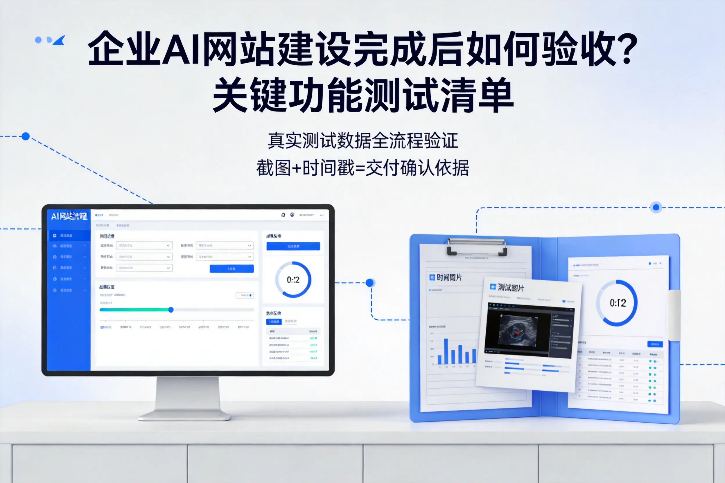 白杨企业AI网站建设完成后如何验收？关键功能测试清单