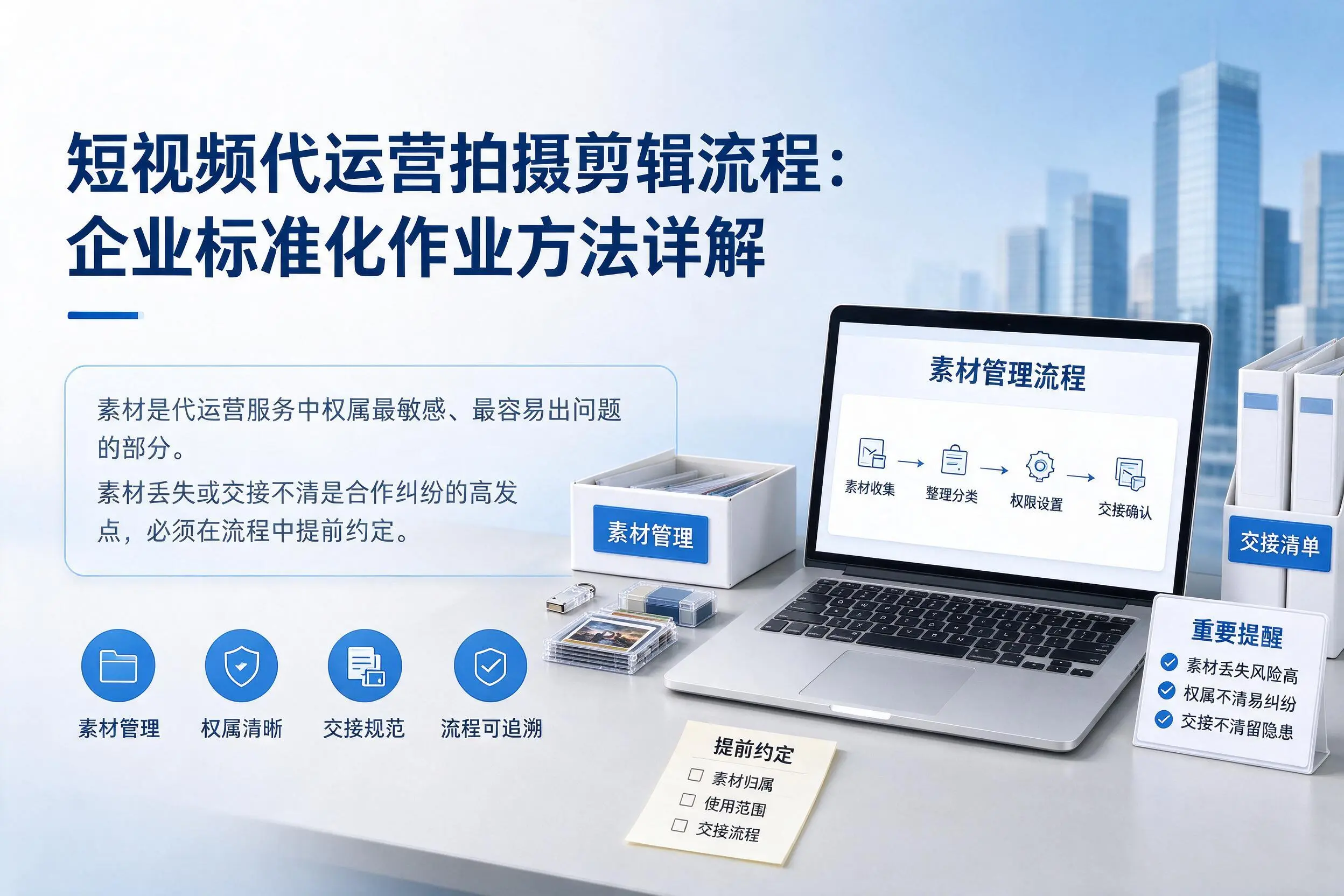 短视频代运营拍摄剪辑流程：白杨企业标准化作业方法详解