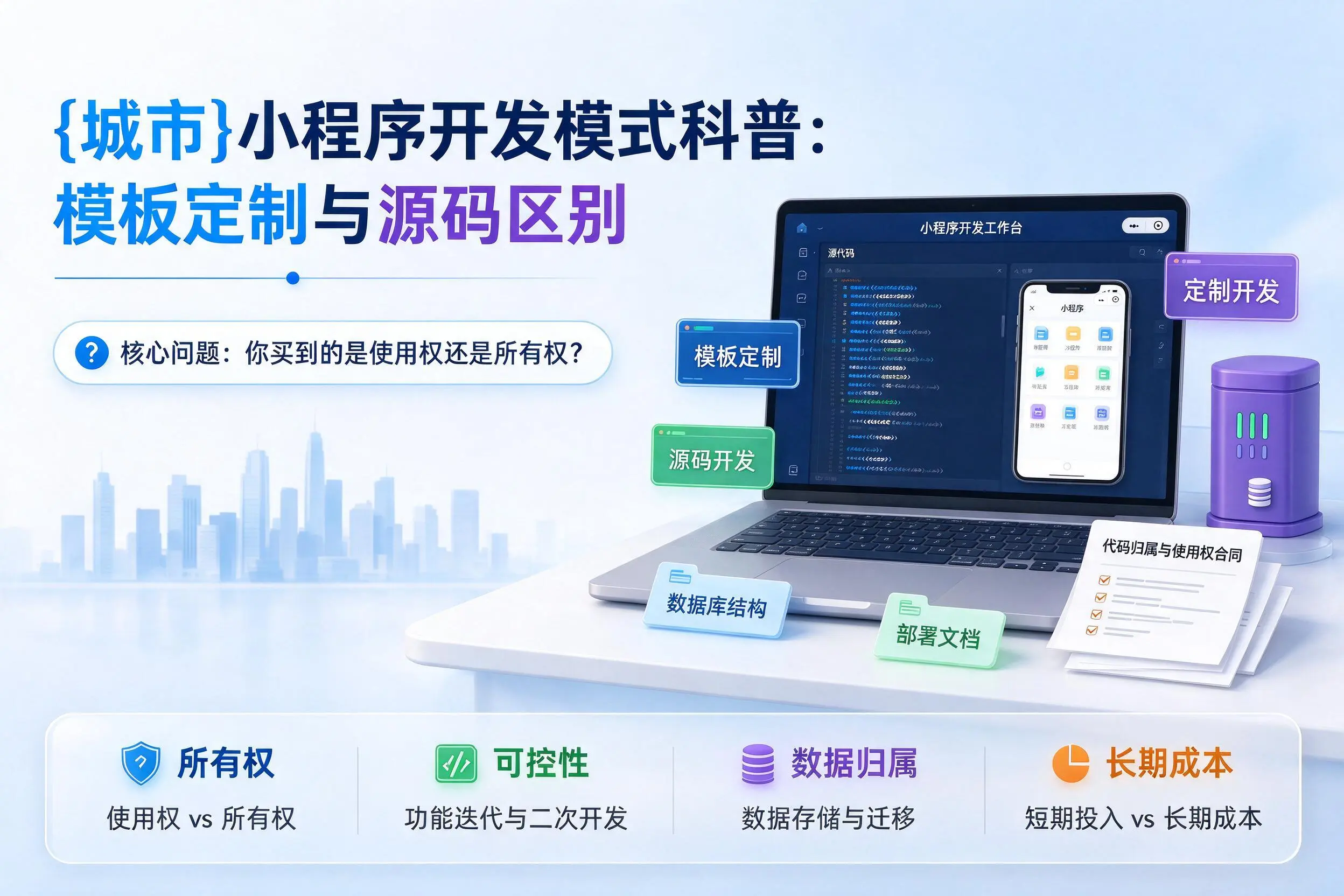白杨小程序开发模式科普:模板定制与源码区别