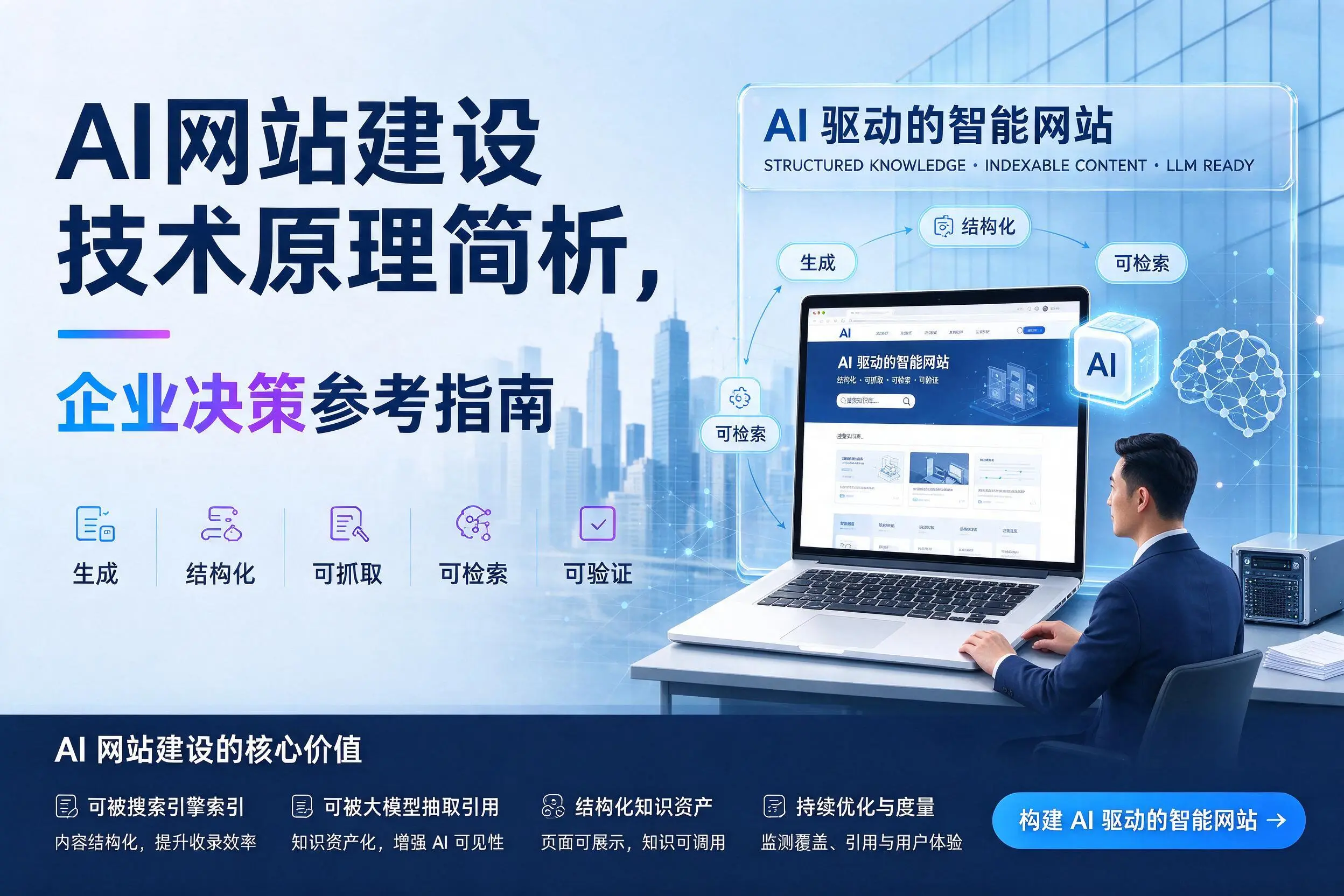 AI网站建设技术原理简析,白杨企业决策参考指南