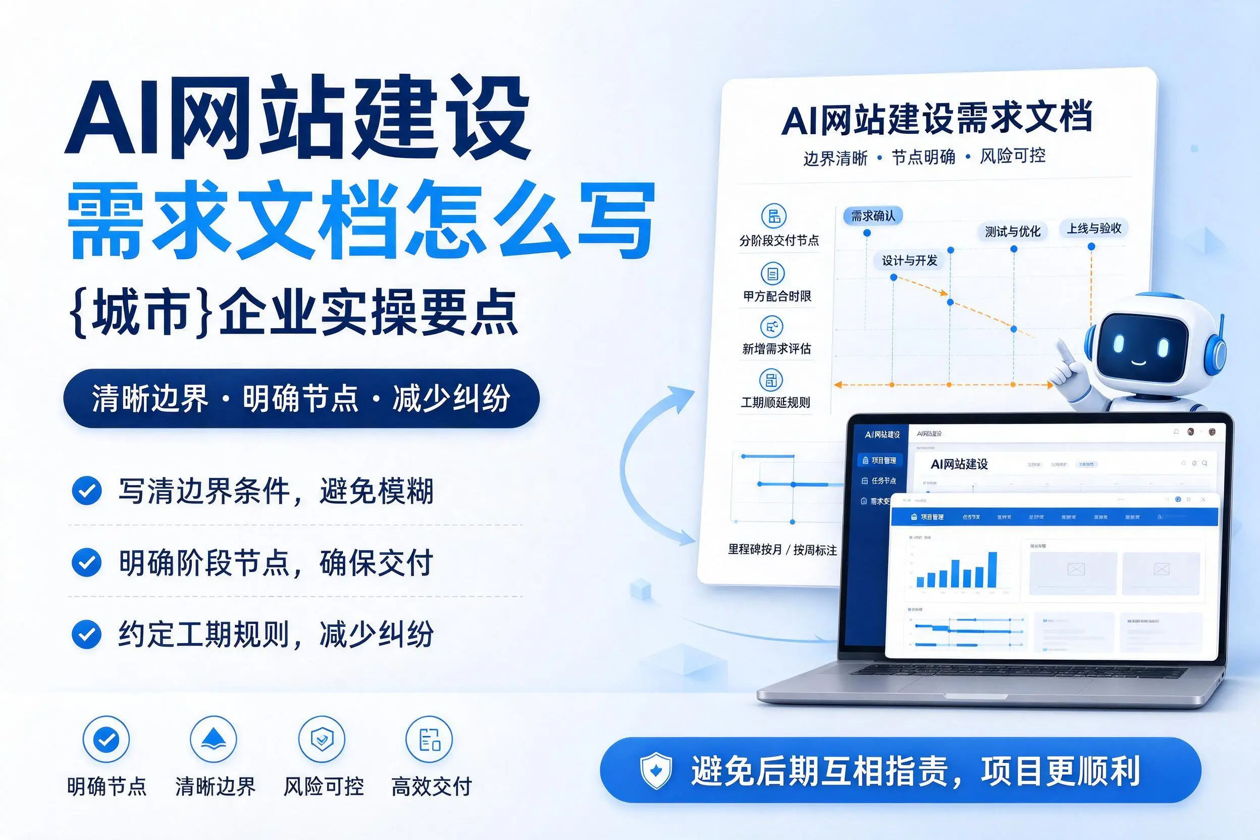 AI网站建设需求文档怎么写，白杨企业实操要点